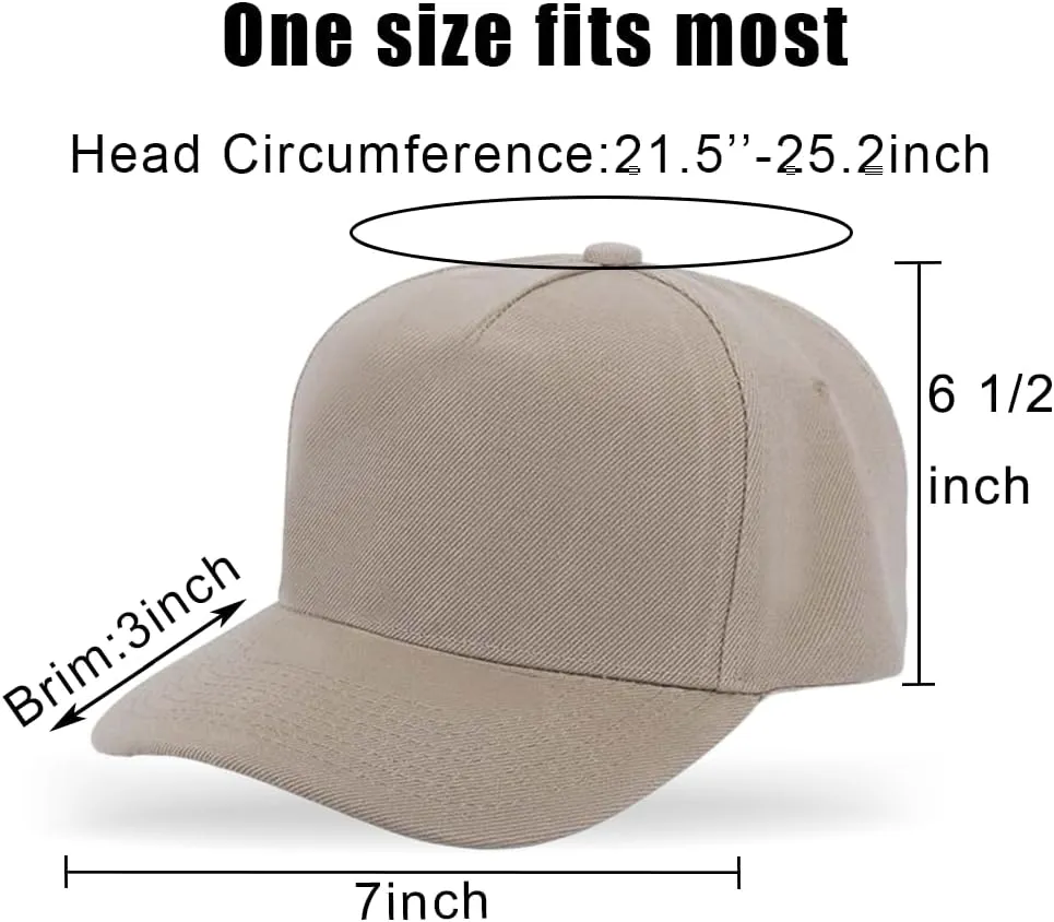 5-Panel Baseball Cap for Workouts, Hiking, Outdoor Sports, Customizable DIY Design, All-Season Comfort Fit, Adjustable
