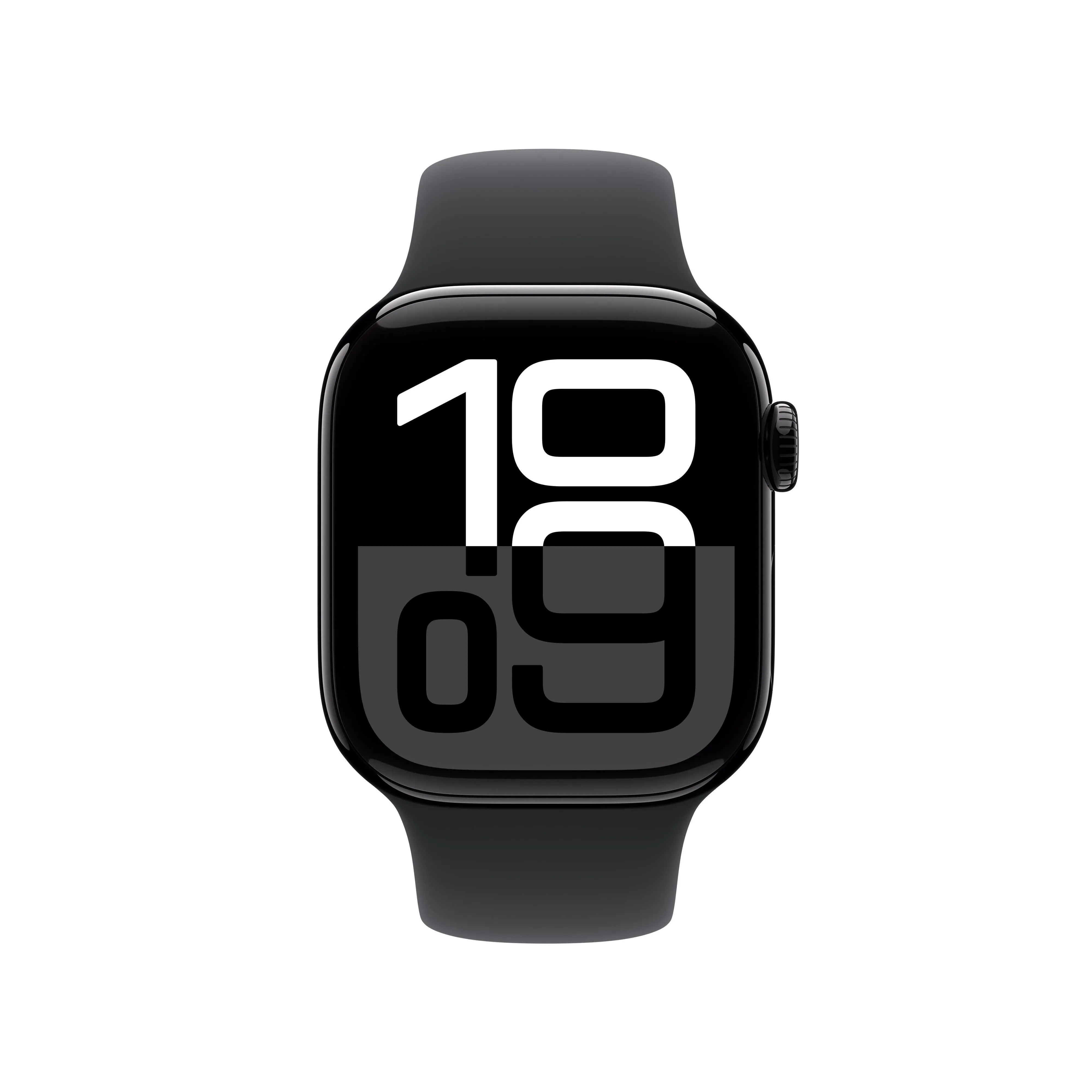 Apple Watch Series 10 GPS   Cellular 42mm Jet Black Aluminium Case with Black Sport Band - S/M