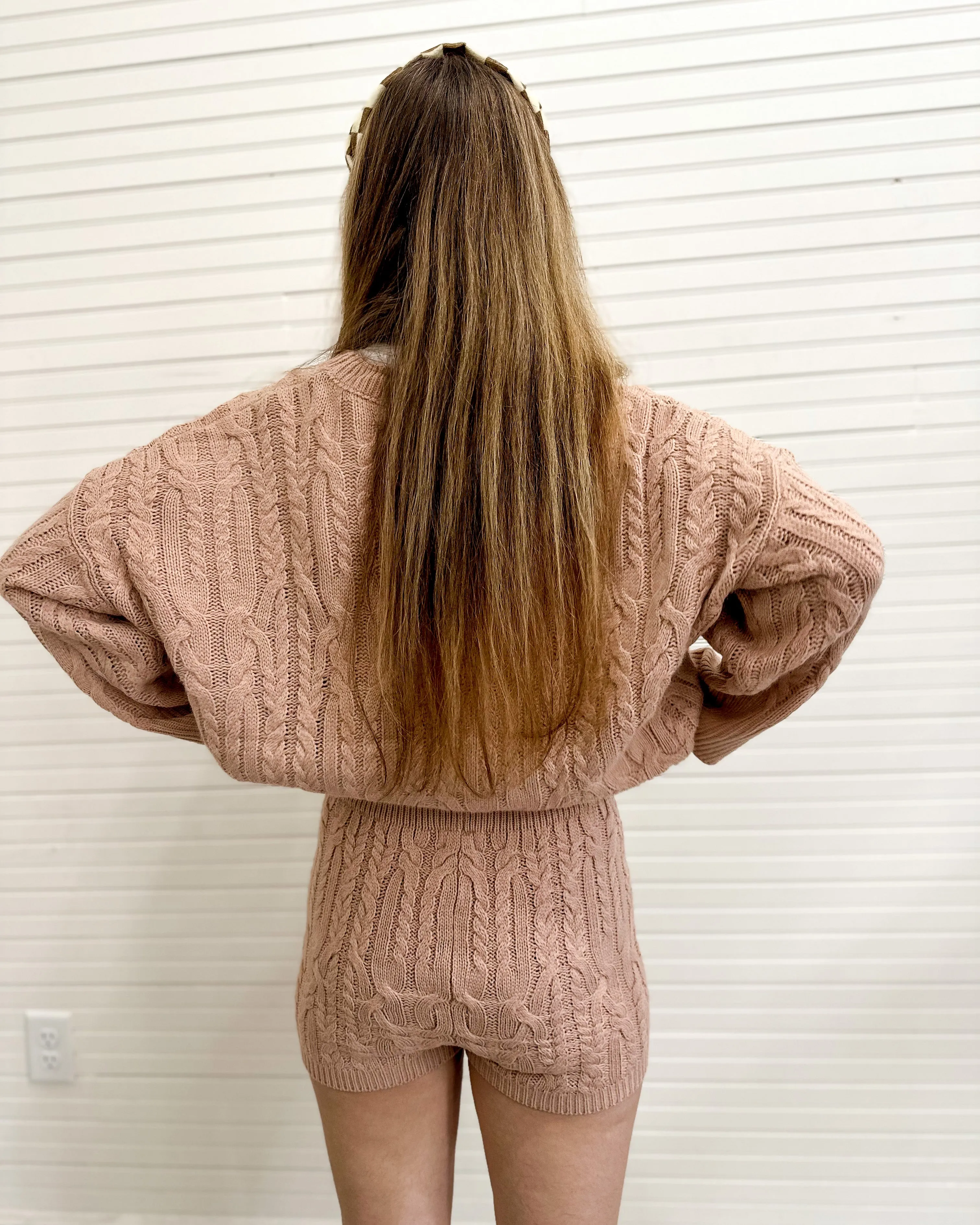 Cableknit Shorts