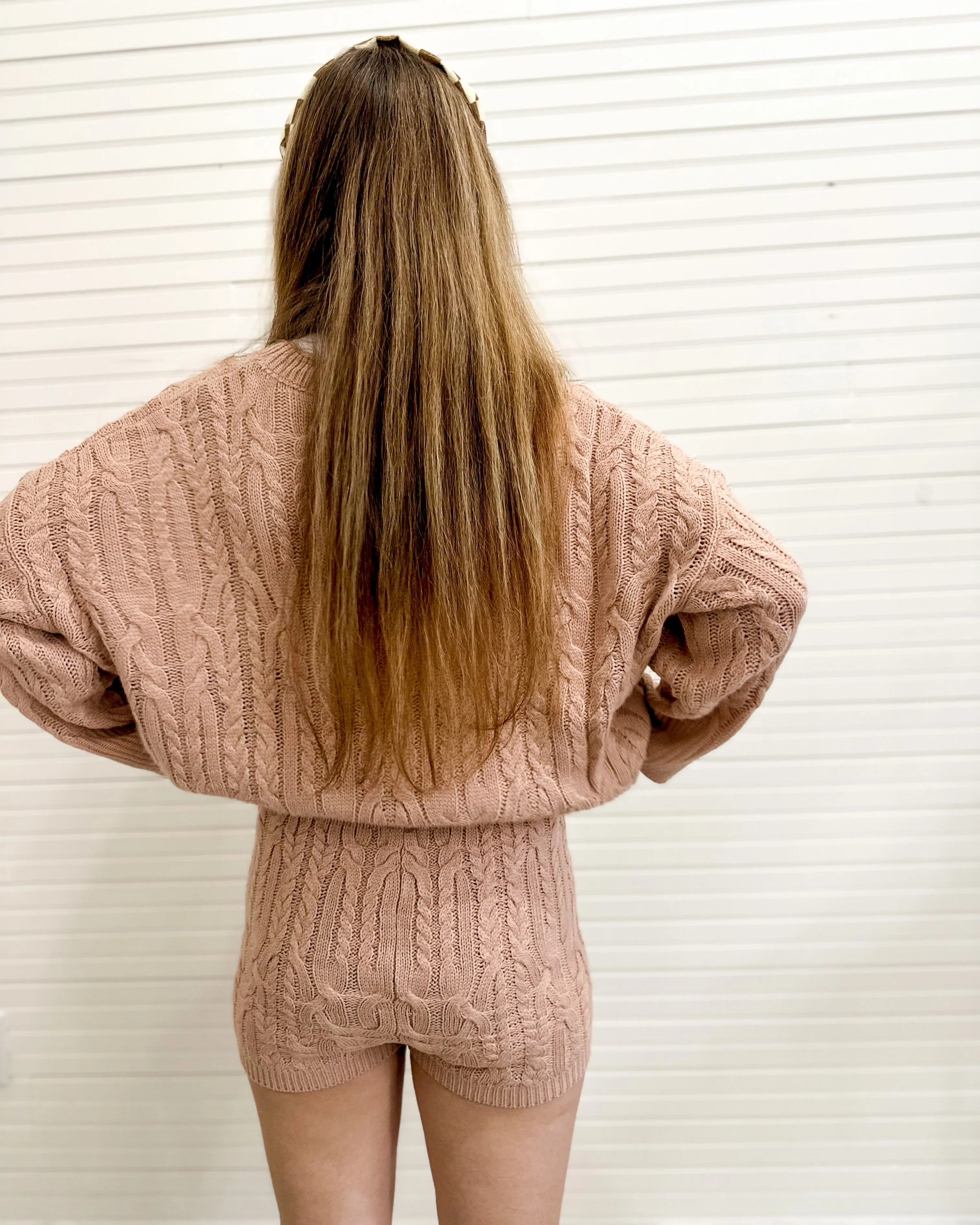 Cableknit Shorts