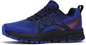 Men's Trail Running Shoes, Lightweight Hiking Sneakers with Arch Support, Non-Slip Shock Absorbing Outdoor Shoes for Mountain Trekking & Athletic Training
