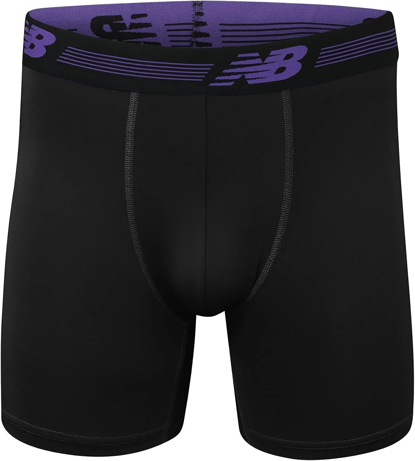 New Balance Men's Ultra Soft Performance 6" Boxer Briefs with No Fly (3 Pack)
