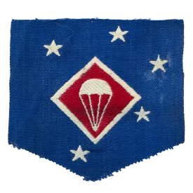Original U.S. WWII US Paramarine Marine Corps Paratroopers Australian Made Shoulder Sleeve Insignia