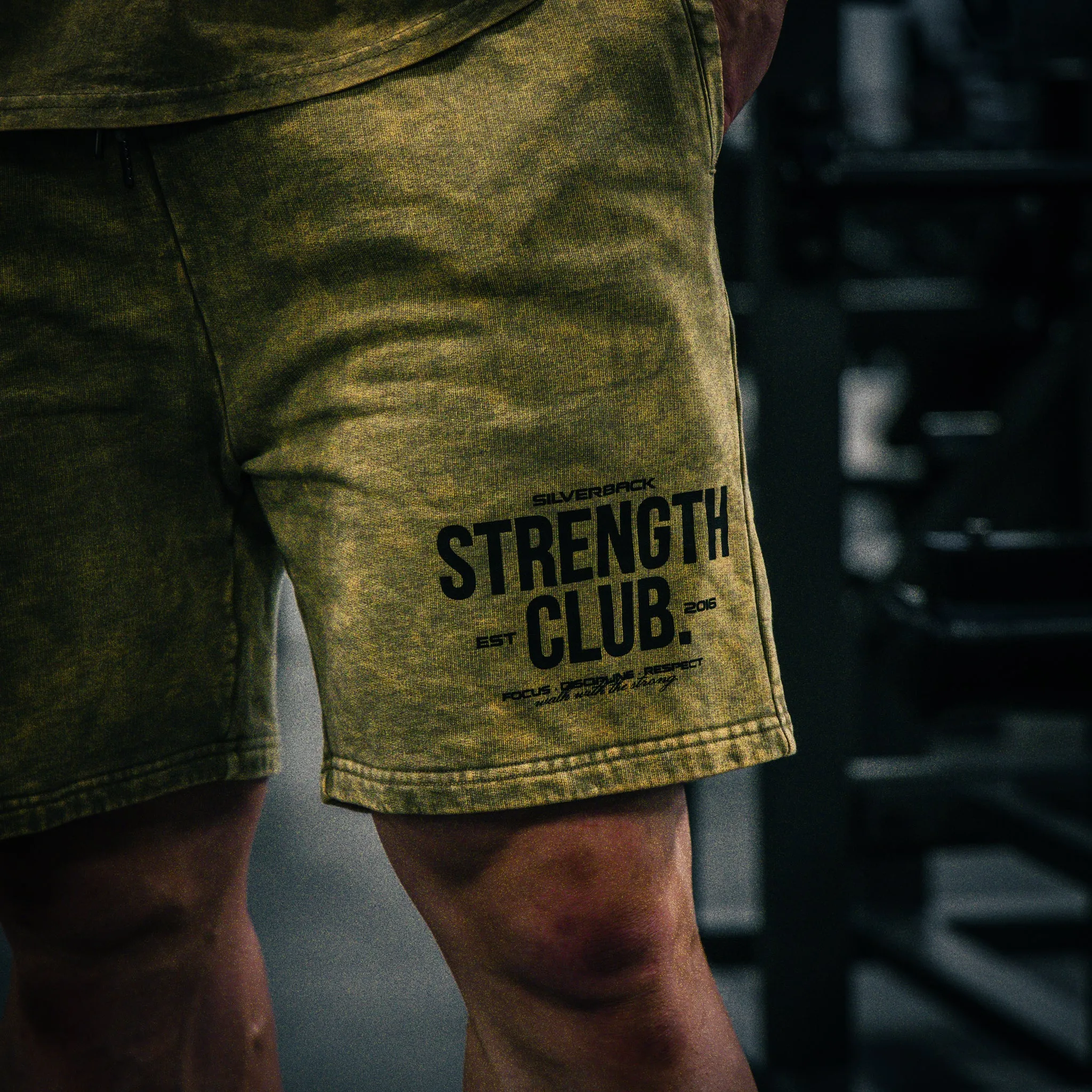 Strength Club - Acid Wash Shorts