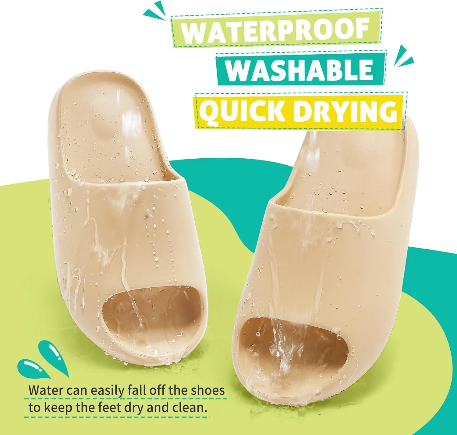 XTJSCBDSH Kids Cloud Slides Boys Girls Pillow Slippers ?C Slip-On Slide Sandals, Summer Beach Pool Shoes, Indoor and Outdoor